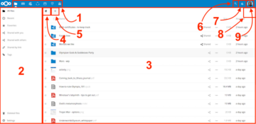 The Nextcloud Web interface - Safekloud